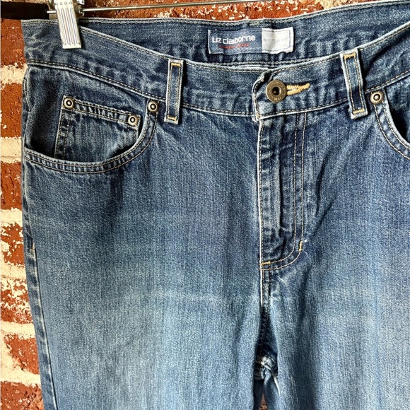 90s Liz Claiborne Medium Wash High Rise Bootcut Jeans - Picture 3 of 6